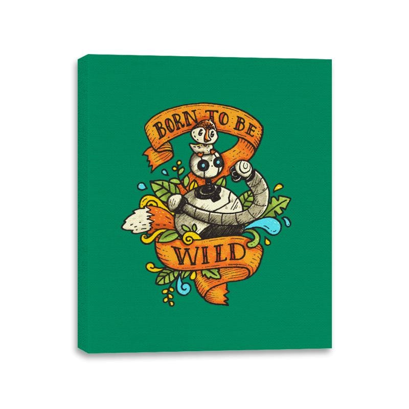 Born to be Wild II - Canvas Wraps Canvas Wraps RIPT Apparel 11x14 / Kelly