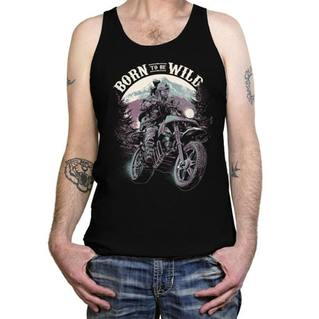 Born To Be Wild - Tanktop Tanktop RIPT Apparel X-Small / Black