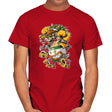 Boss Fink - Mens T-Shirts RIPT Apparel Small / Red