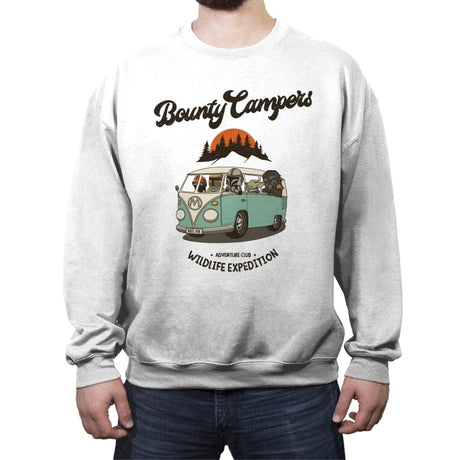 Bounty Campers - Crew Neck Sweatshirt Crew Neck Sweatshirt RIPT Apparel Small / White