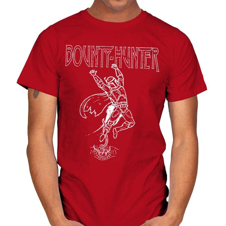 Bounty Hunter - Mens T-Shirts RIPT Apparel Small / Red