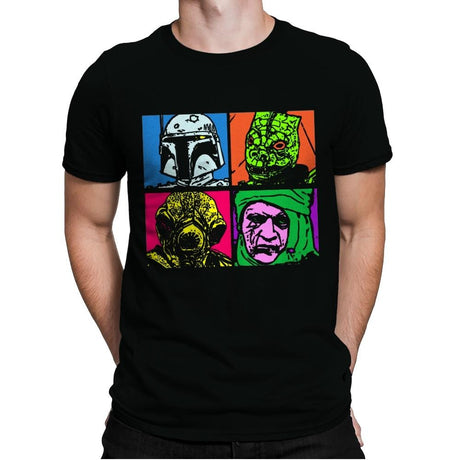 Bounty Hunter Pop - Mens Premium T-Shirts RIPT Apparel Small / Black