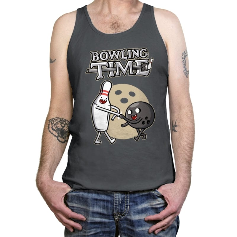 Bowling Time - Tanktop Tanktop RIPT Apparel X-Small / Asphalt