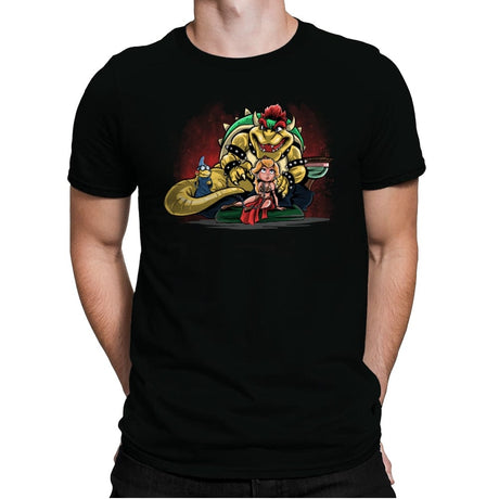 Bowser the Hutt - Mens Premium T-Shirts RIPT Apparel Small / Black