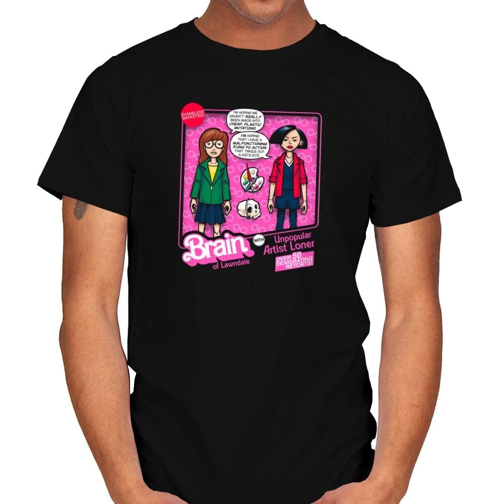 Brain of Lawndale Doll Exclusive - Mens T-Shirts RIPT Apparel Small / Black