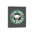 Brainbucks Coffee - Canvas Wraps Canvas Wraps RIPT Apparel 8x10 / Charcoal