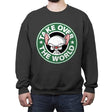 Brainbucks Coffee - Crew Neck Sweatshirt Crew Neck Sweatshirt RIPT Apparel Small / Charcoal