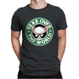 Brainbucks Coffee - Mens Premium T-Shirts RIPT Apparel Small / Heavy Metal