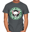 Brainbucks Coffee - Mens T-Shirts RIPT Apparel Small / Charcoal