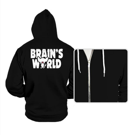 Brains World - Hoodies Hoodies RIPT Apparel Small / Black