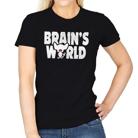 Brains World - Womens T-Shirts RIPT Apparel Small / Black