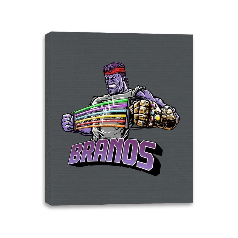 Branos - Canvas Wraps Canvas Wraps RIPT Apparel 11x14 / Charcoal