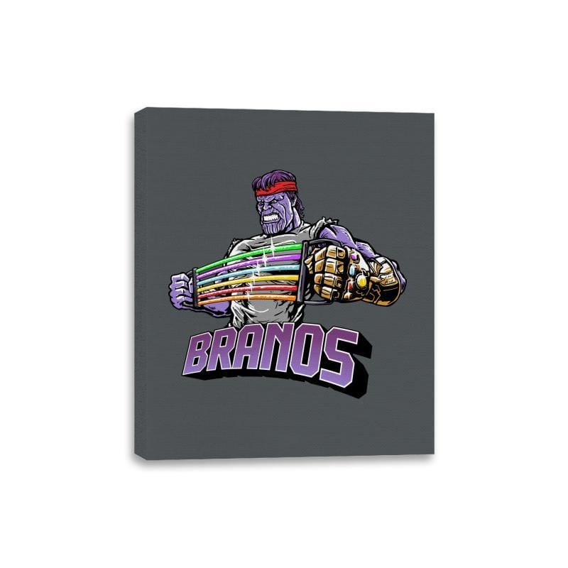 Branos - Canvas Wraps Canvas Wraps RIPT Apparel 8x10 / Charcoal