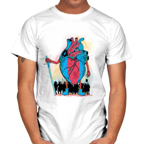 Brave Heart - Mens T-Shirts RIPT Apparel Small / White