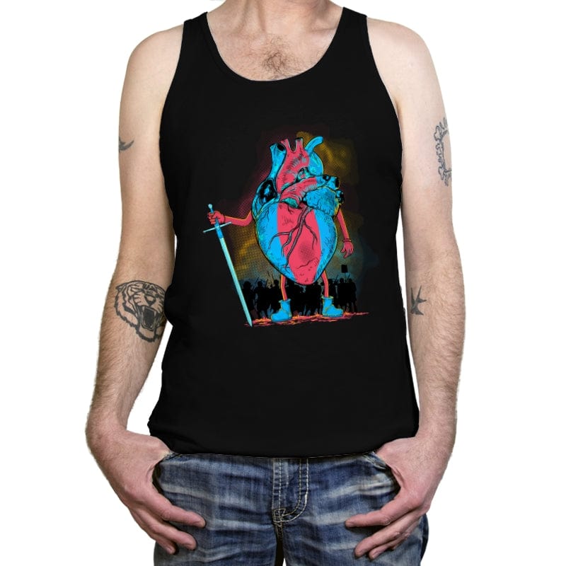 Brave Heart - Tanktop Tanktop RIPT Apparel X-Small / Black