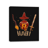 Bravery - Canvas Wraps Canvas Wraps RIPT Apparel 11x14 / Black