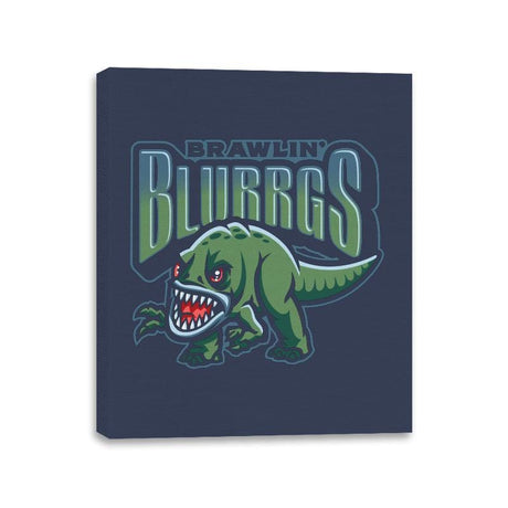 Brawlin' Blurrgs - Canvas Wraps Canvas Wraps RIPT Apparel 11x14 / Navy