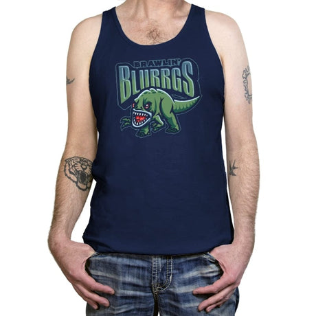 Brawlin' Blurrgs - Tanktop Tanktop RIPT Apparel X-Small / Navy