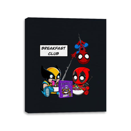 Breakfast Club - Canvas Wraps Canvas Wraps RIPT Apparel 11x14 / Black