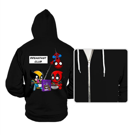 Breakfast Club - Hoodies Hoodies RIPT Apparel Small / Black