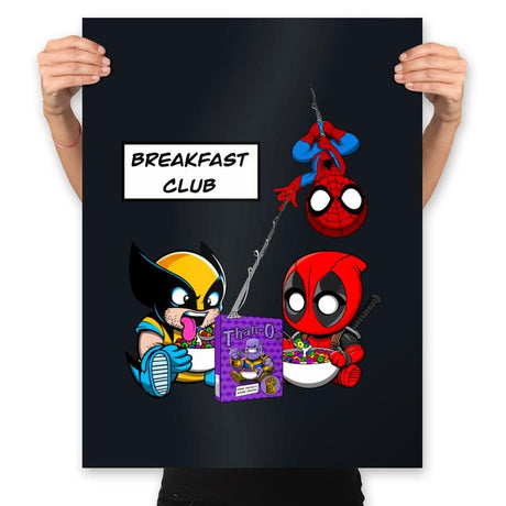 Breakfast Club - Prints Posters RIPT Apparel 18x24 / Black