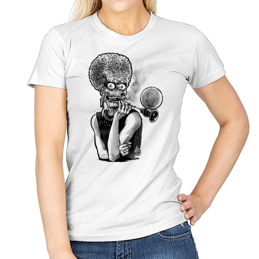 Breakfast on Mars - Womens T-Shirts RIPT Apparel Small / White