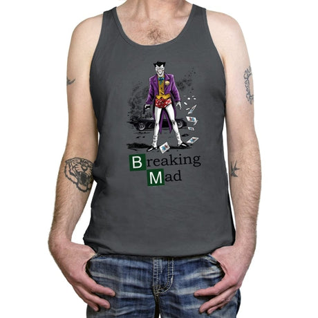 Breaking Mad - Tanktop Tanktop RIPT Apparel X-Small / Asphalt