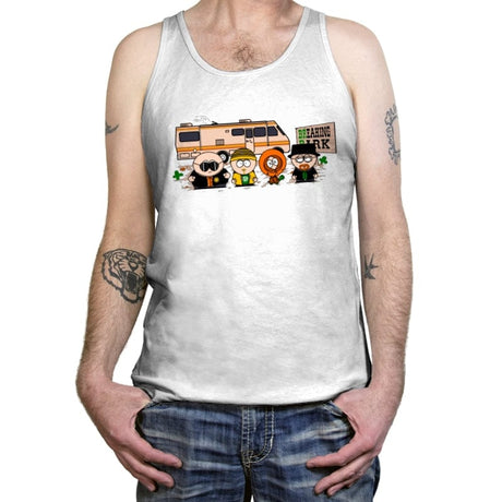 Breaking Park - Tanktop Tanktop RIPT Apparel X-Small / White