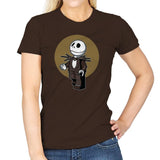 Brick Skellington Exclusive - Brick Tees - Womens T-Shirts RIPT Apparel Small / Dark Chocolate