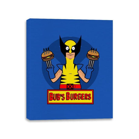 Bub's Burgers - Canvas Wraps Canvas Wraps RIPT Apparel 11x14 / Royal