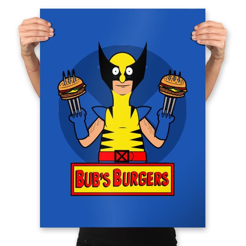 Bub's Burgers - Prints Posters RIPT Apparel 18x24 / Royal