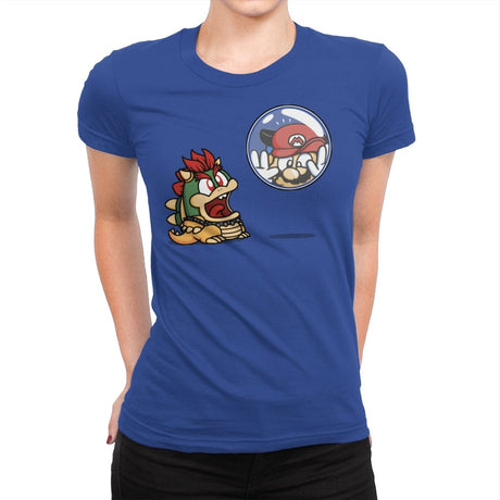 Bubble Attack! - Womens Premium T-Shirts RIPT Apparel Small / Royal