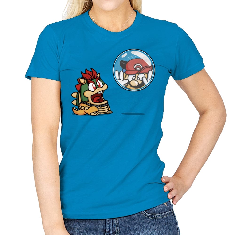 Bubble Attack! - Womens T-Shirts RIPT Apparel Small / Sapphire