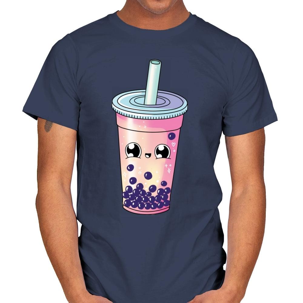 Bubble Tea - Mens T-Shirts RIPT Apparel Small / Navy