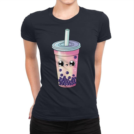 Bubble Tea - Womens Premium T-Shirts RIPT Apparel Small / Midnight Navy