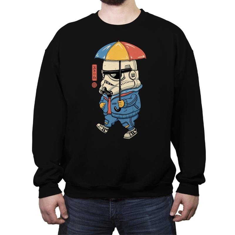 Bucket Head! - Crew Neck Sweatshirt Crew Neck Sweatshirt RIPT Apparel Small / Black