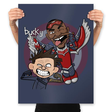 Bucky & Sam - Prints Posters RIPT Apparel 18x24 / Navy