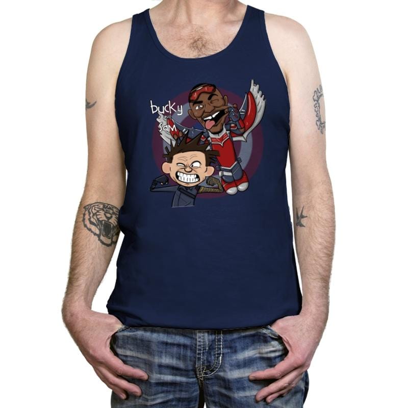 Bucky & Sam - Tanktop Tanktop RIPT Apparel X-Small / Navy