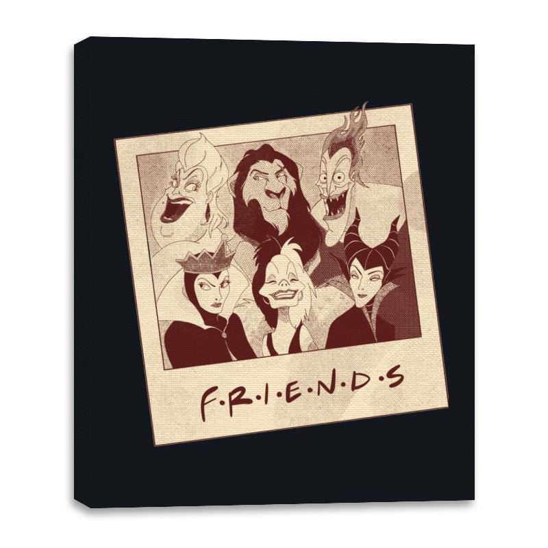 Buddies and Pals - Canvas Wraps Canvas Wraps RIPT Apparel 16x20 / Black