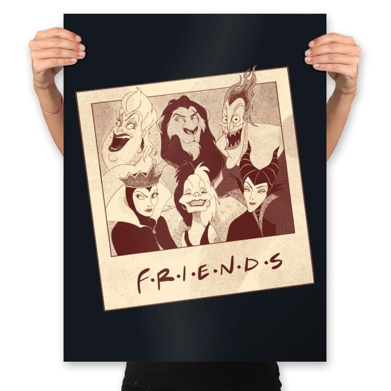 Buddies and Pals - Prints Posters RIPT Apparel 18x24 / Black