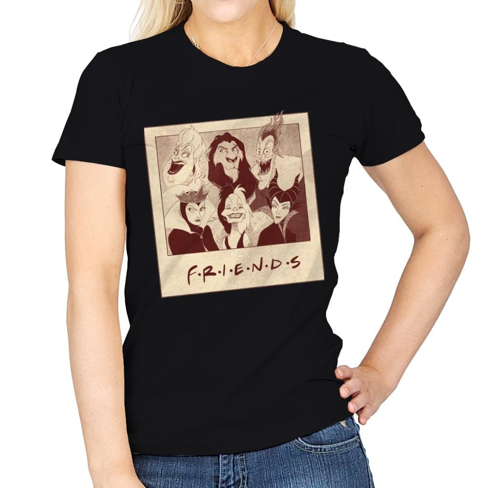 Buddies and Pals - Womens T-Shirts RIPT Apparel Small / Black