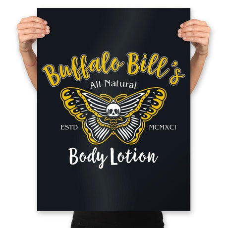 Buffalo Bill's Body Lotion - Prints Posters RIPT Apparel 18x24 / Black