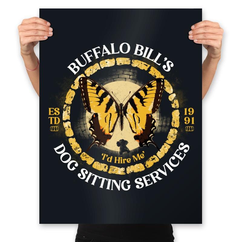 Buffalo Bills Services - Prints Posters RIPT Apparel 18x24 / Black