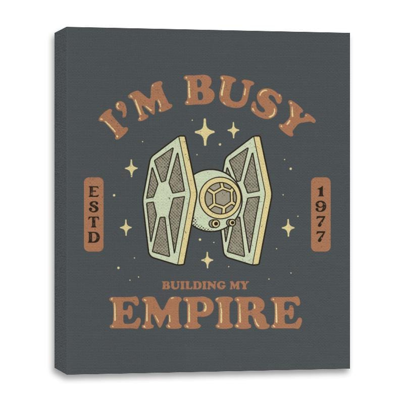 Building my Empire - Canvas Wraps Canvas Wraps RIPT Apparel 16x20 / Charcoal