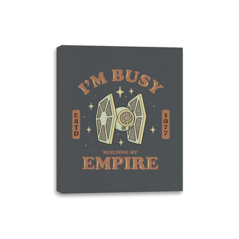 Building my Empire - Canvas Wraps Canvas Wraps RIPT Apparel 8x10 / Charcoal