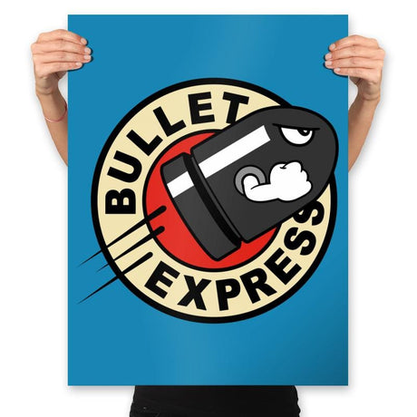 Bullet Express - Prints Posters RIPT Apparel 18x24 / Sapphire