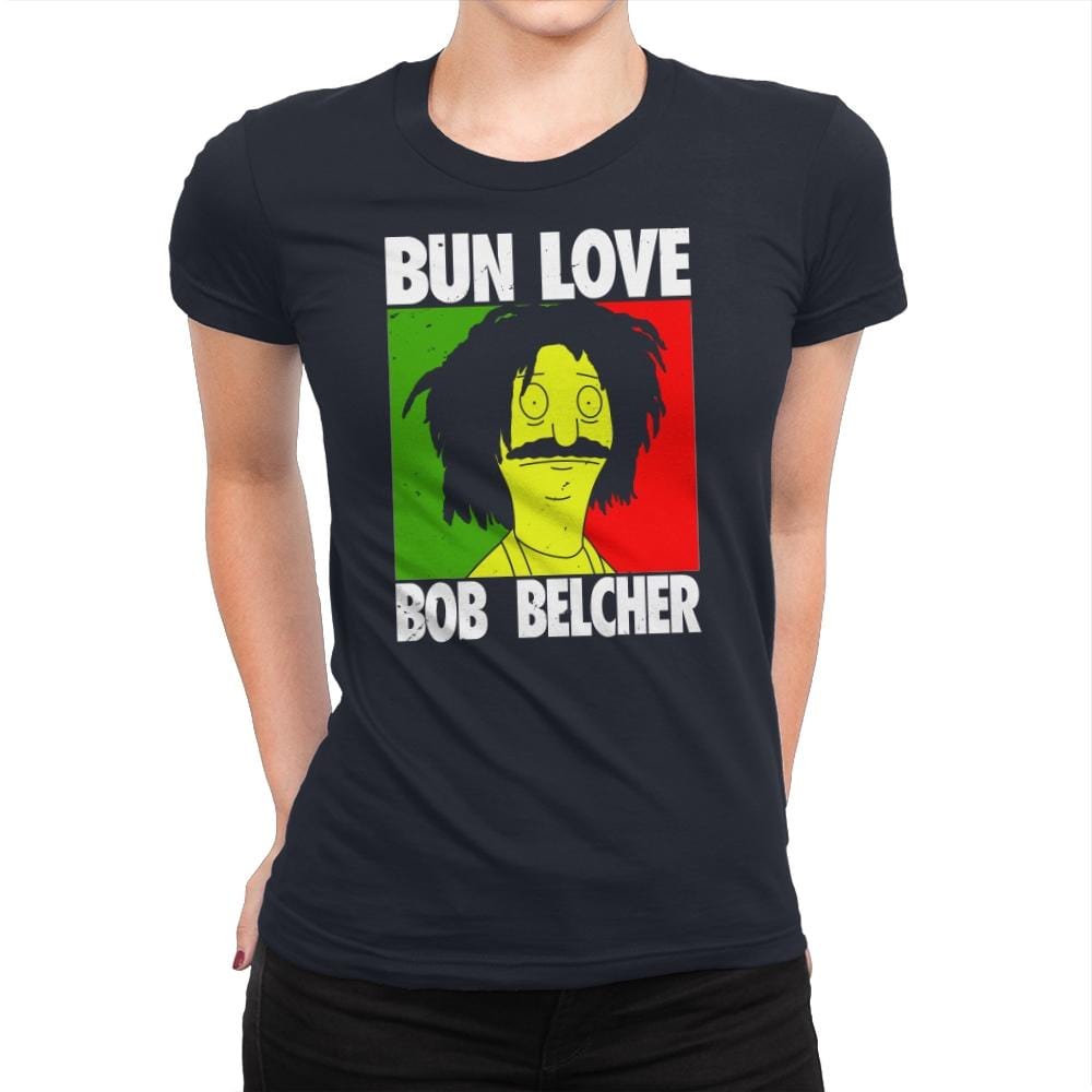 Bun Love - Womens Premium T-Shirts RIPT Apparel Small / Midnight Navy