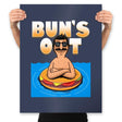 Bun's Out - Prints Posters RIPT Apparel 18x24 / Navy