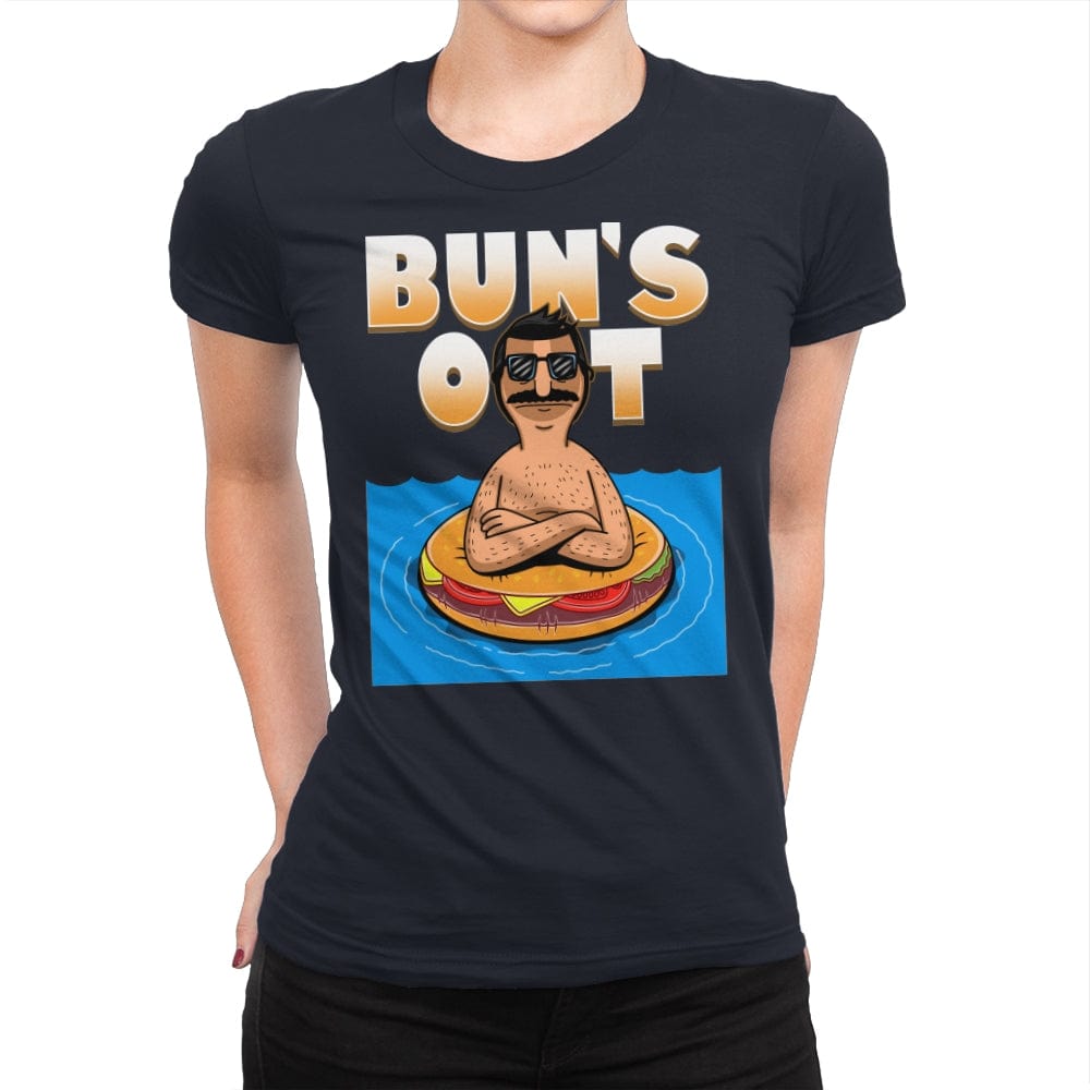 Bun's Out - Womens Premium T-Shirts RIPT Apparel Small / Midnight Navy