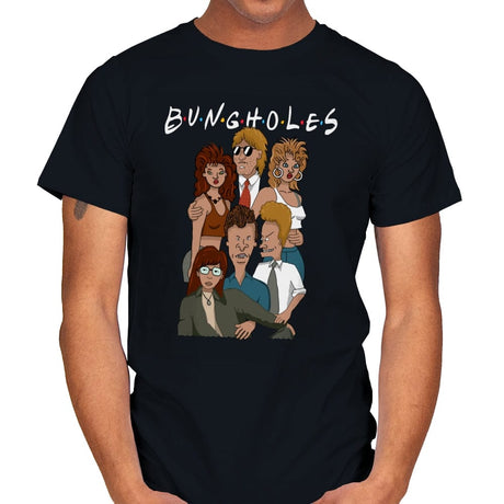 Bungholes - Mens T-Shirts RIPT Apparel Small / Black
